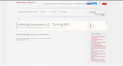 Desktop Screenshot of masakanmama.com