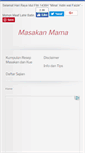 Mobile Screenshot of masakanmama.com