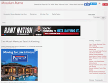 Tablet Screenshot of masakanmama.com